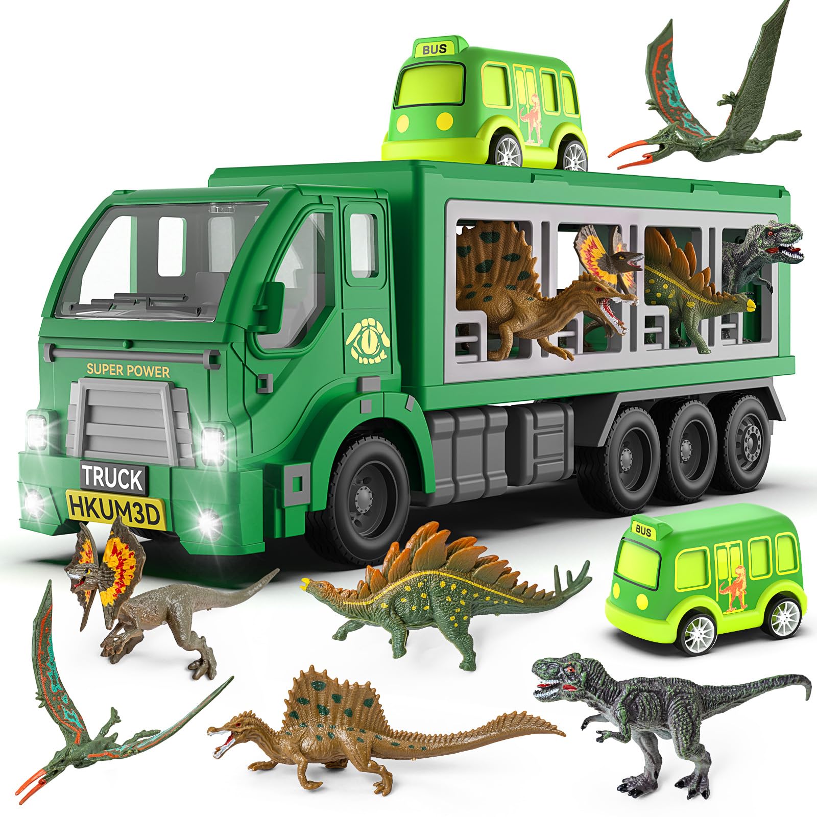 Dinosaur Truck Toys - T-Rex Transport! -1