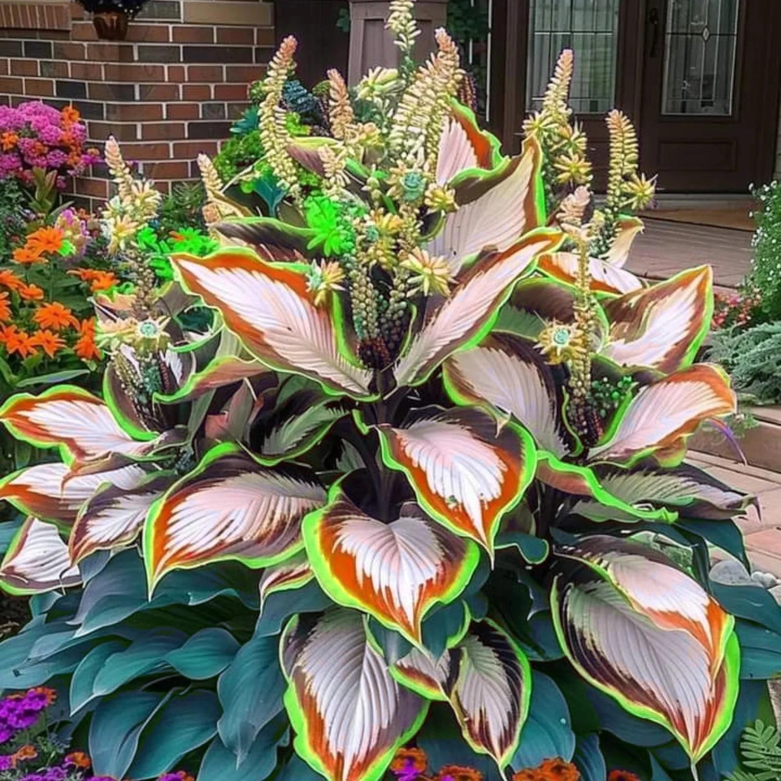 Hosta Bulbs Live, Ornamental Flowers, Easy Plant, Bulbs Mix, Hosta Plants for Sale, Wedding Flowers, Hardy Perennial, 8bulbs-k