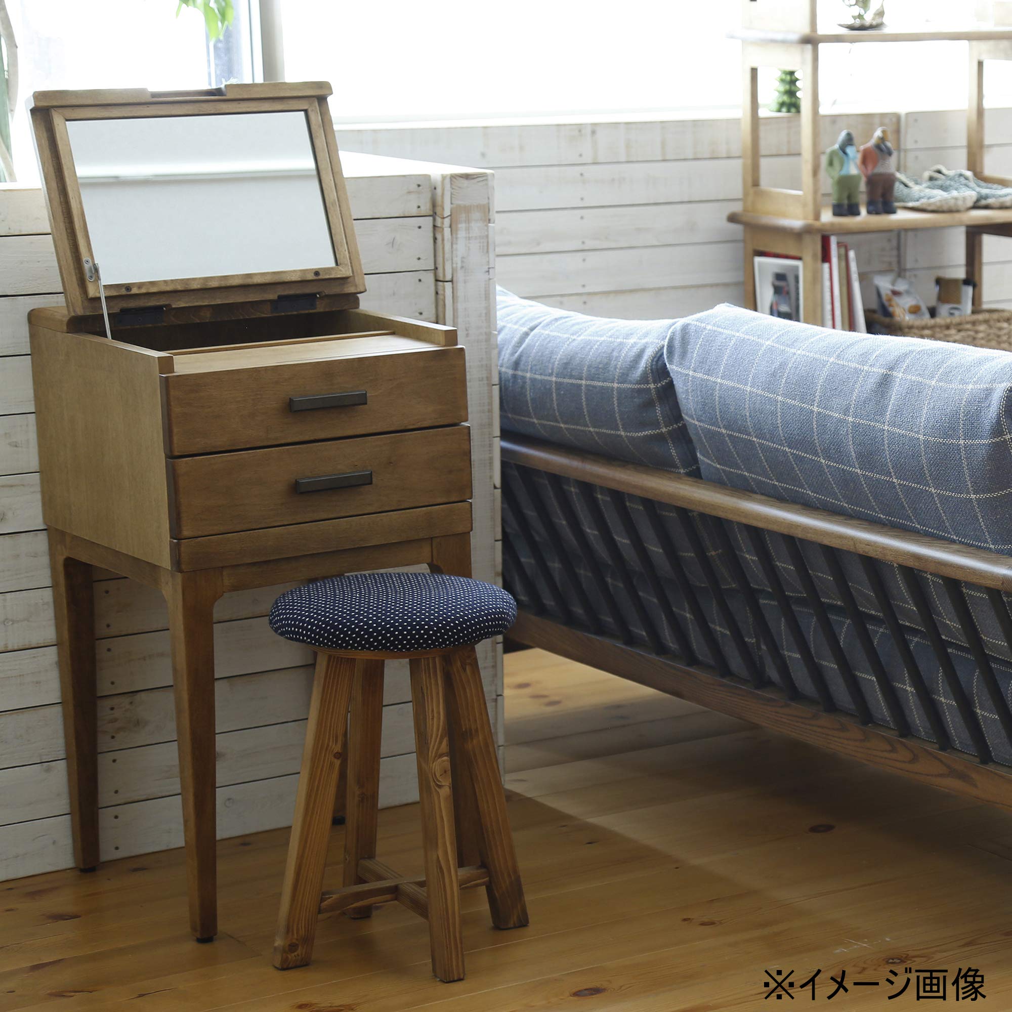 Amazon｜ノラ(Nora.) ドレッサー ナチュラル 幅40×高さ74cm andg