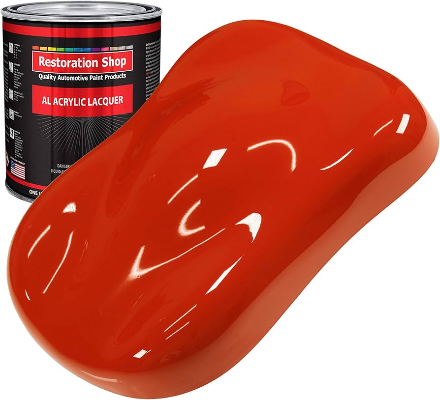 Amazon.com: Restoration Shop - Monza Red Acrylic Lacquer Auto