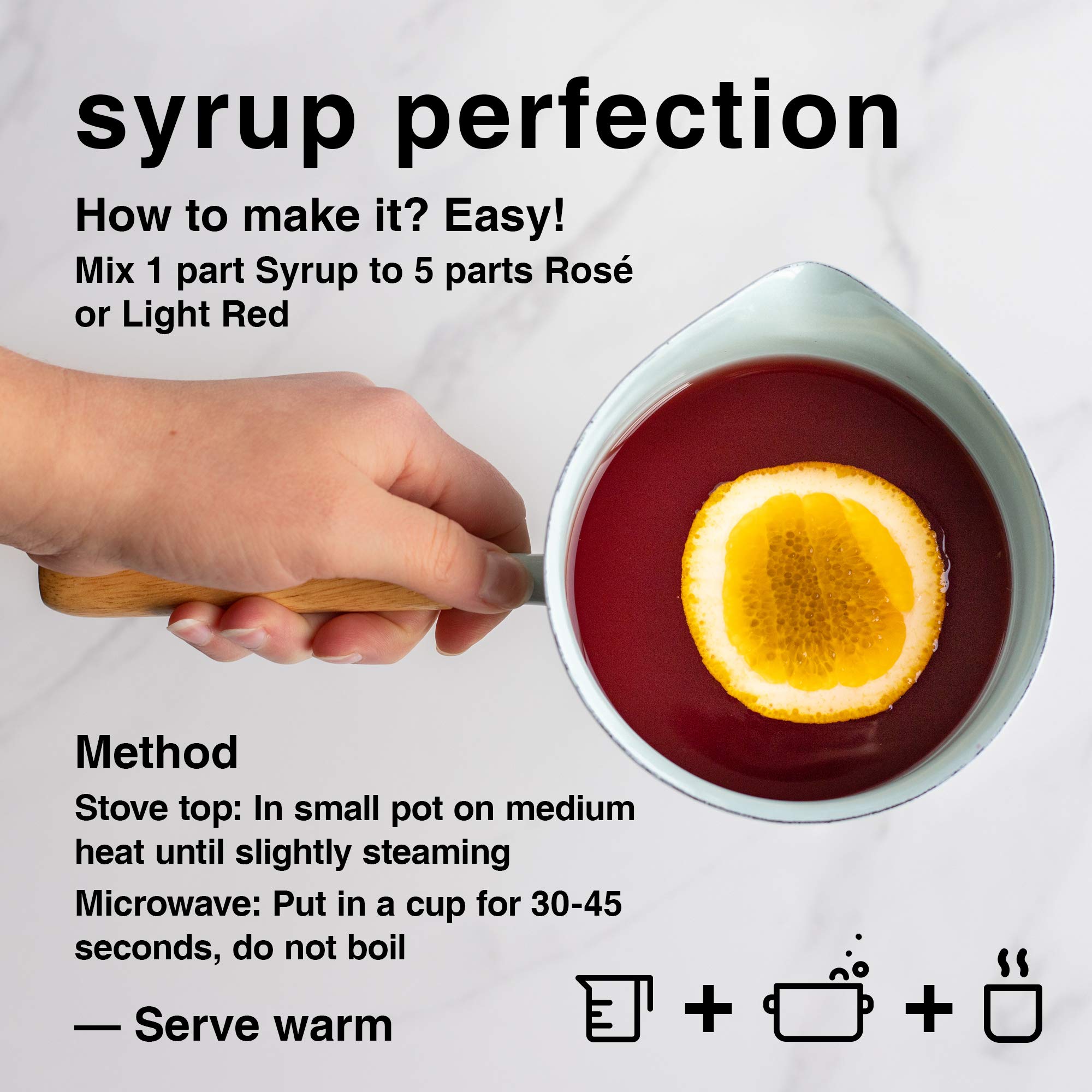 THE CHANGER Mulled Wine Syrup All Natural Syrup for Wine and