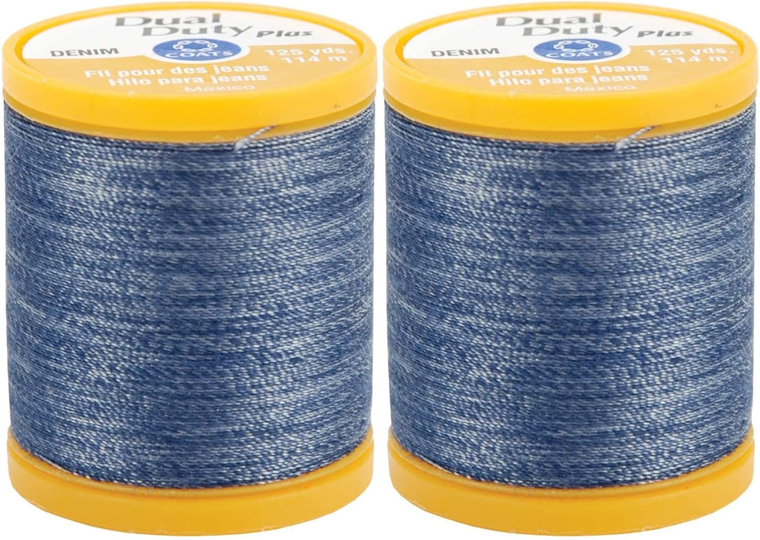 Coats & Clark Dual Duty Plus Denim 125 YD Denim Blue