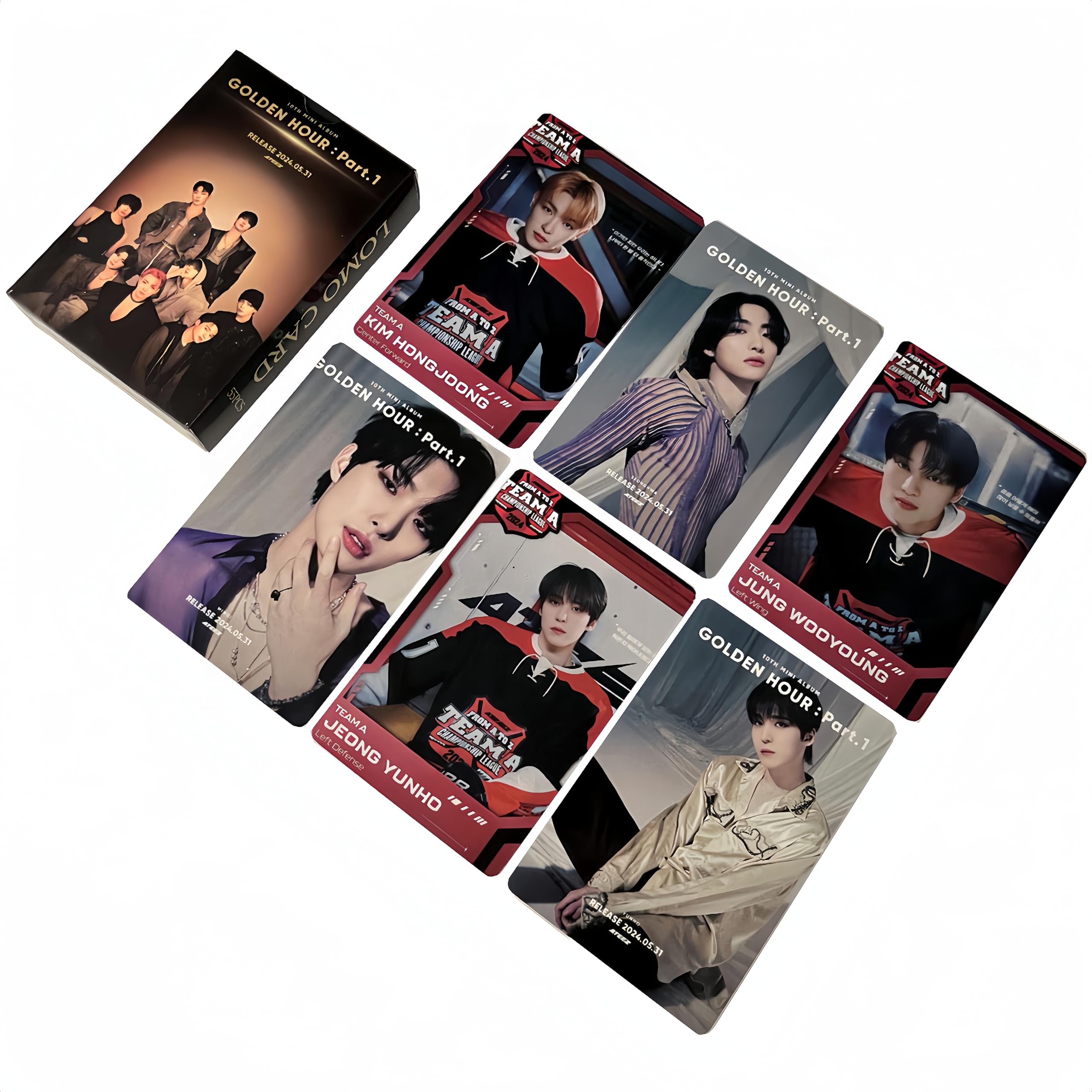 Amazon.co.jp: ATEEZ フォトカード ATEEZ GOLDEN HOUR 55枚