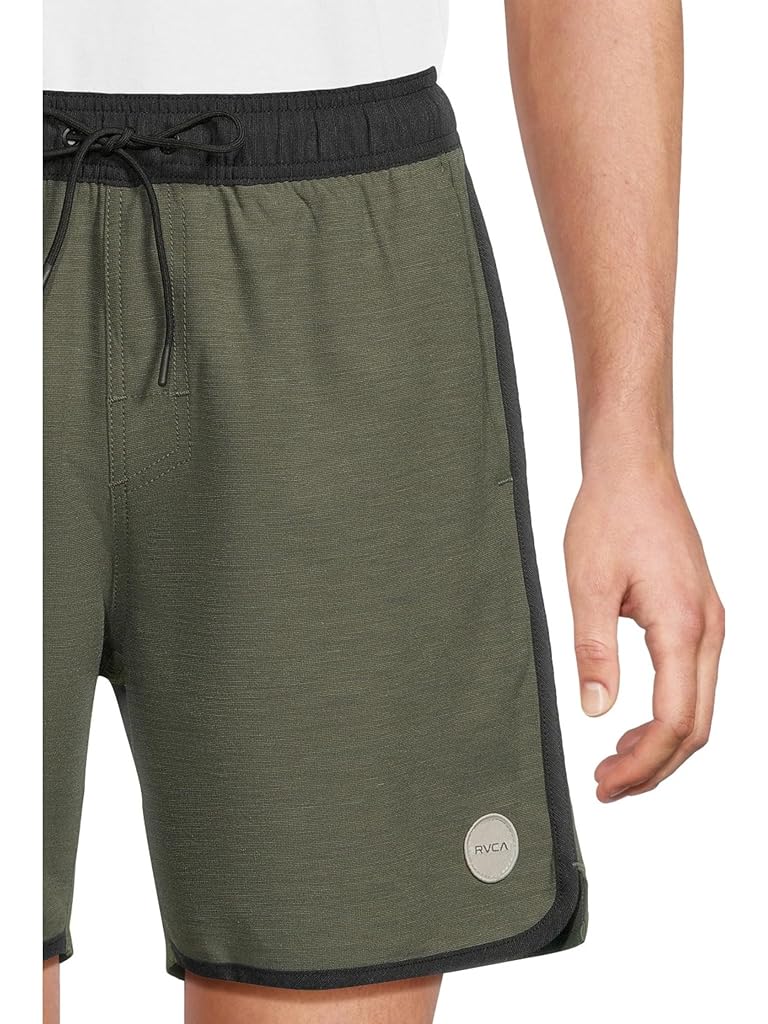 Green RVCA Yogger Hybrid 17 Shorts