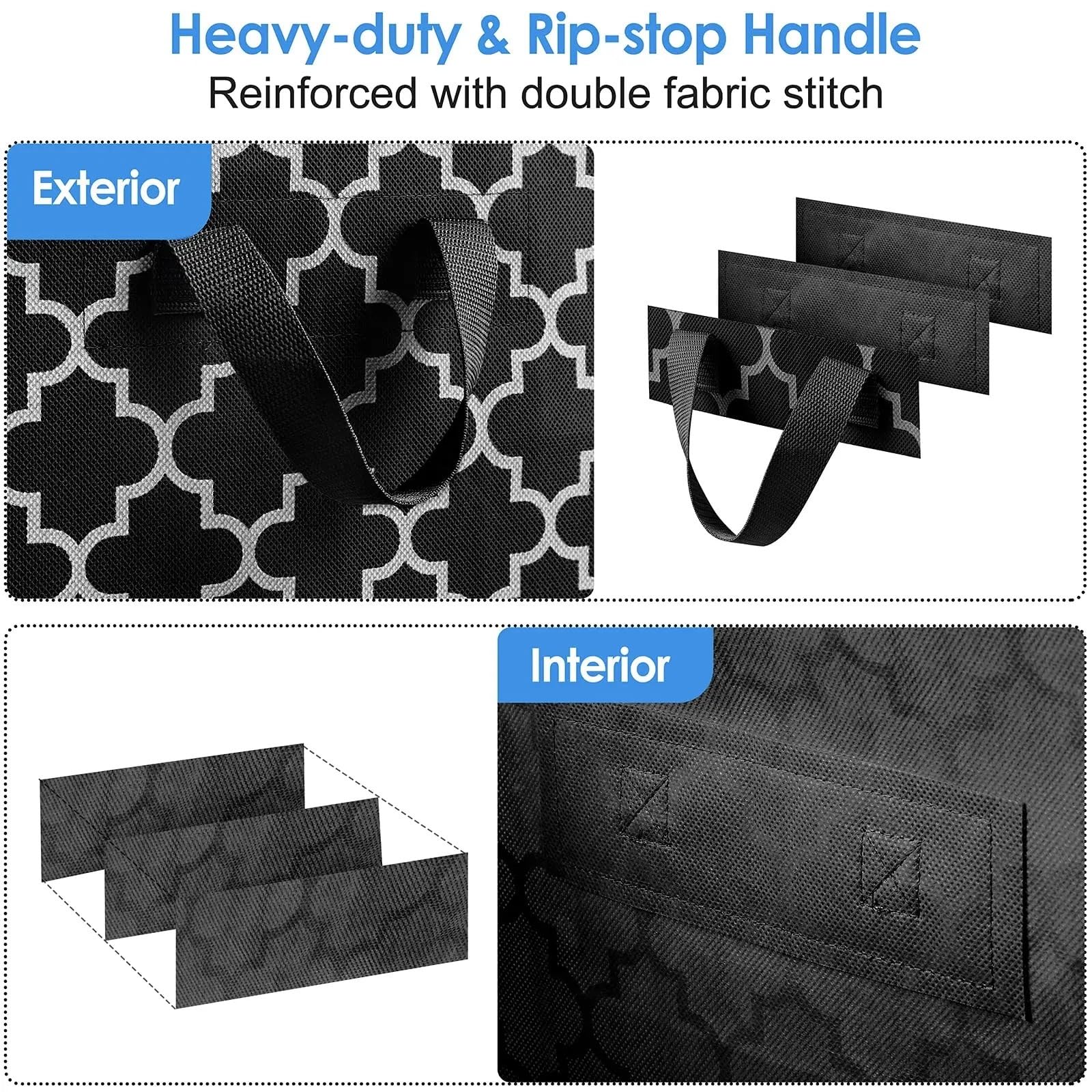 Steppdecken-Kleider-Organizer 3 stücke Quilt Lagerung Taschen Mit Zipper Faltbare Kleidung Lagerung Organizer Staubdicht Wasserdicht Große Kapazität Hause Schrank Organisieren Aufbewahrungstasche(Vert