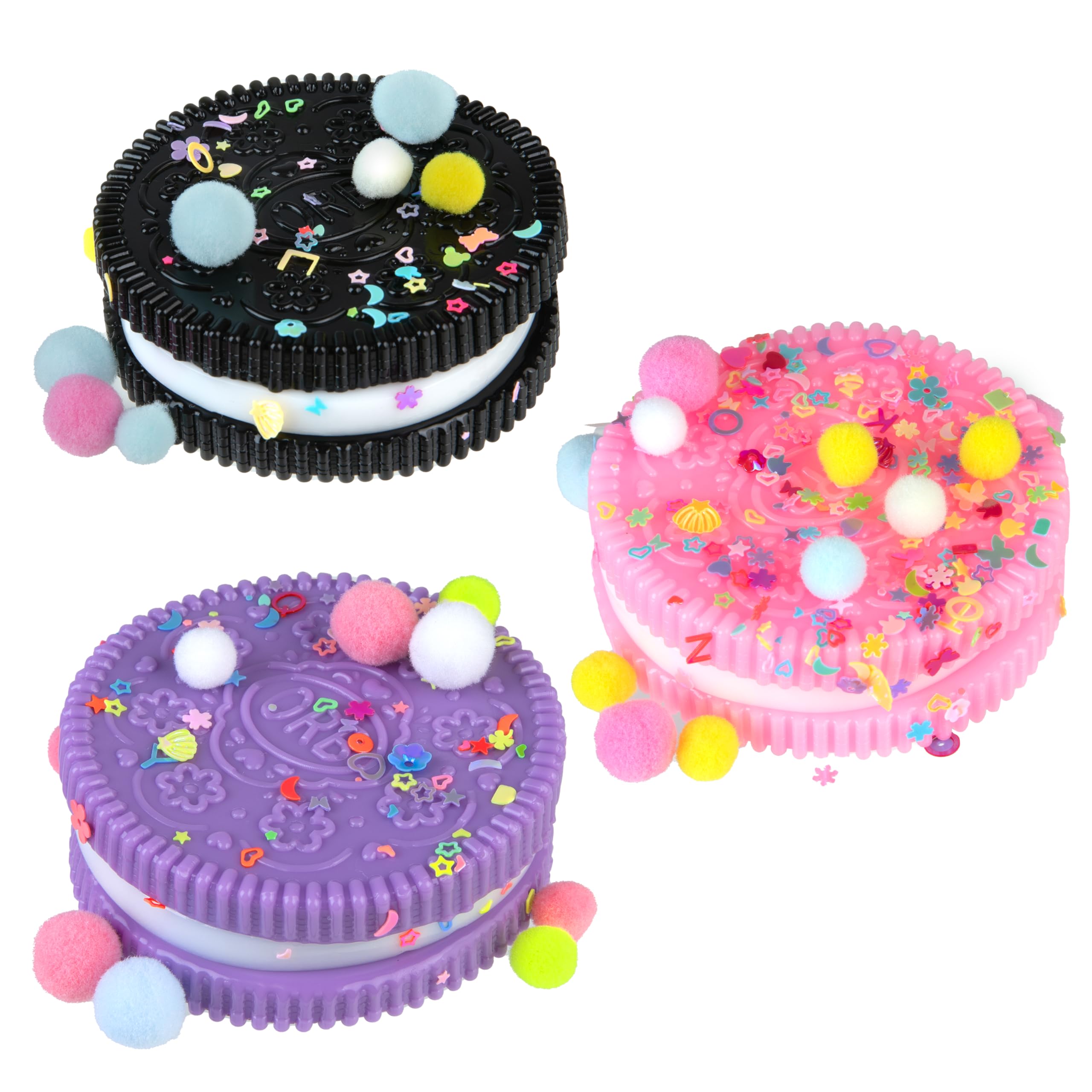 ORB Curiosities Mega Mocheez Cookies TABA Squishy Toy 3 Pack