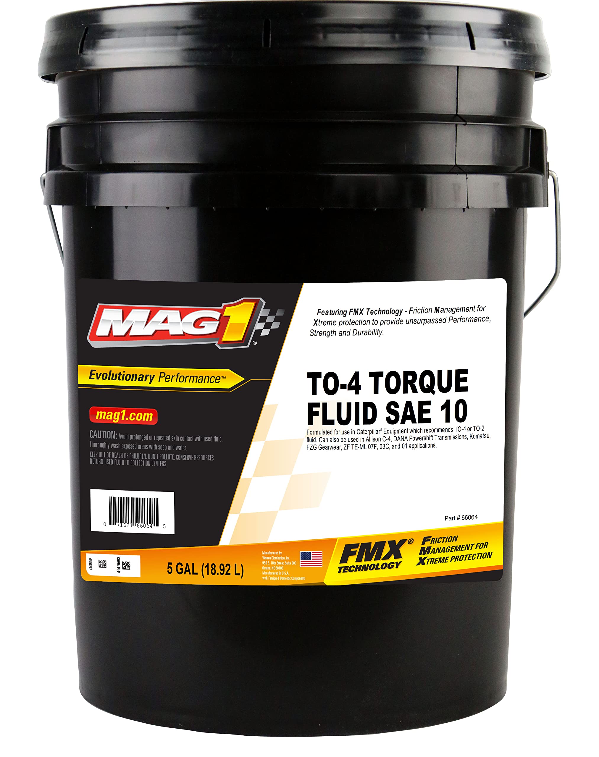 mag.1 Amazon.com: Mag 1 66064 to-4 Torque Fluid SAE 10-5 Gallon