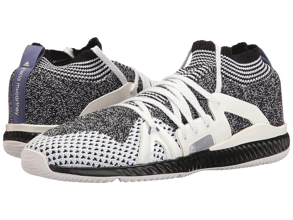 

adidas by Stella McCartney CrazyTrain Shoes (Black/White/White/Black/Plum) Women's Shoes