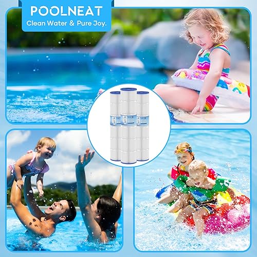 Miniatura 6 de Jandy CV340 - Cartuchos de filtro de piscina de repuesto para CL340, PJAN85, Unicel C-7459, Filbur FC-6405, FC-0800, A0557900, R0554500, Aladdin