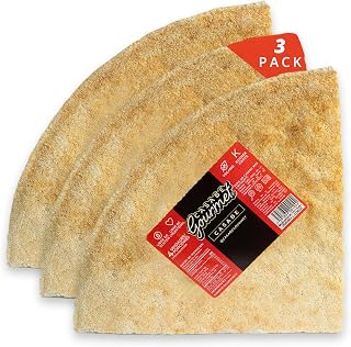Casabe Gourmet Cassava Chips 3-Pack (23.68oz) - Vegan Gluten-Free Organic Low-Carb Casabe Crackers | Healthy Venezuelan Snack