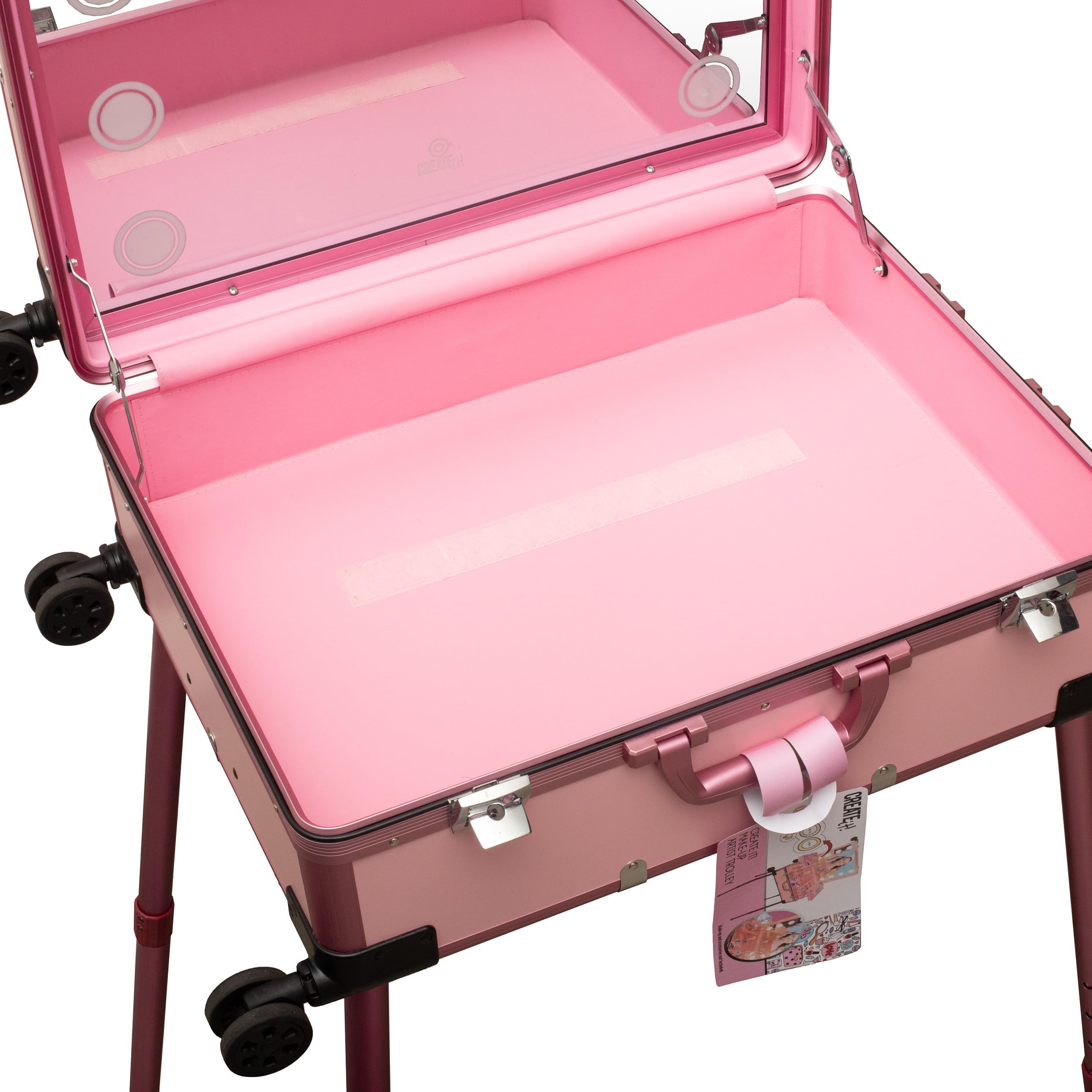 Create It! – 84536 - Makeup Artist Trolley, Rosa, Nowoczesny