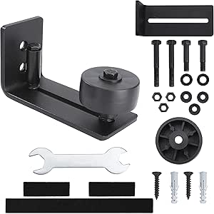 CCJH Schiebetür-Bodenführung - Verstellbar Für Scheunentüren 2,5-6 Cm Stärke