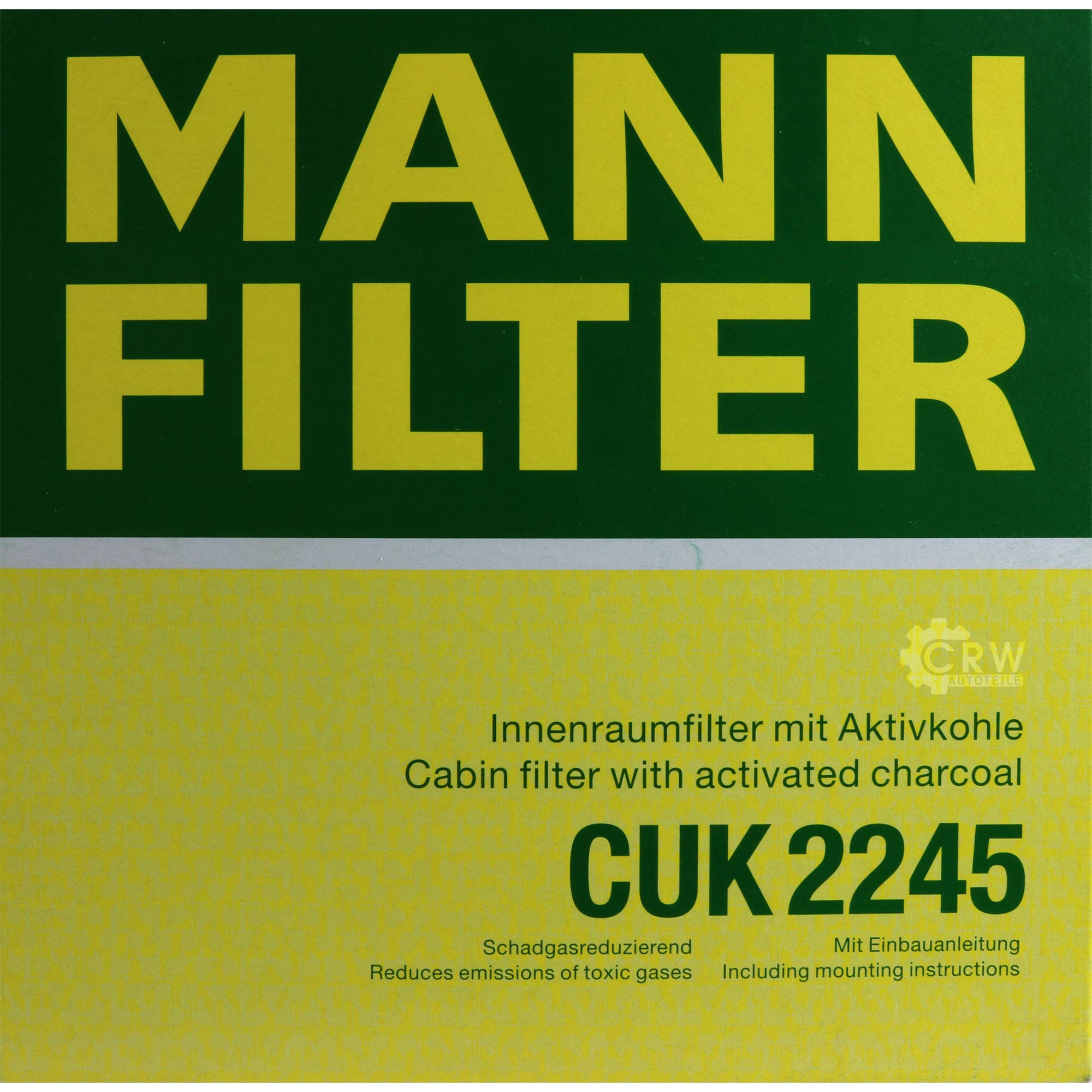 Paquete de inspección Kit de mantenimiento de filtros con filtro de aceite HU 711/51 x, filtro de aire C 3485/2, filtro de combustible WK 6031, filtro de habitáculo CUK 2245, anillo de