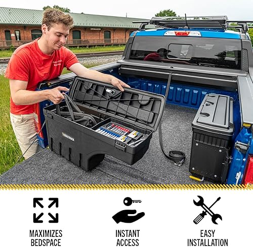 Miniatura 6 de RealTruck UnderCover SwingCase - Caja de almacenamiento para caja de camioneta | SC404D | Compatible con Toyota Tundra 2023 - 2025 (sin cajas de