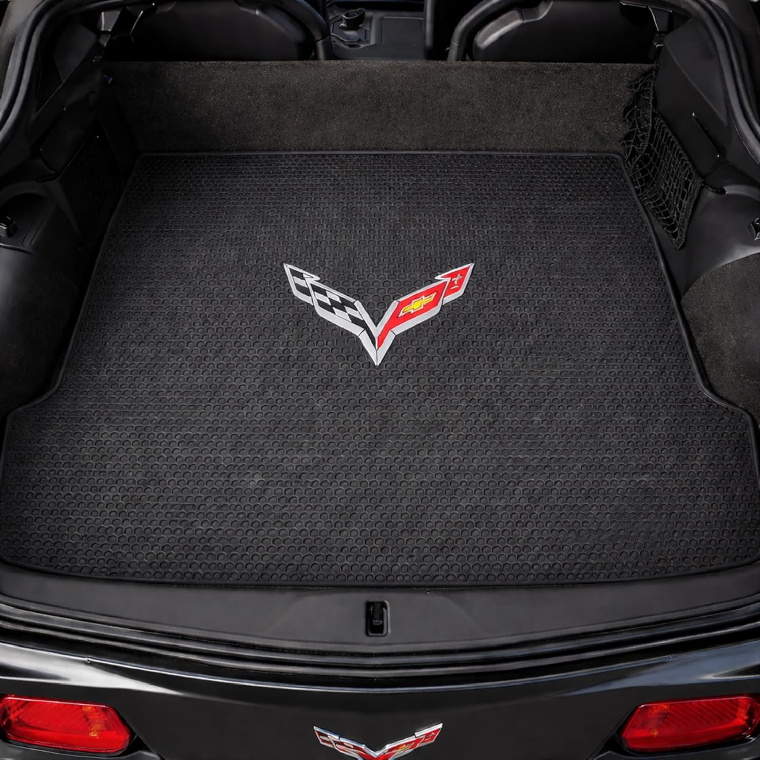 Lloyd Mats Custom-Fit All-Weather Rubber Floor Mats for Corvette C7 2014-2019 2pc Set