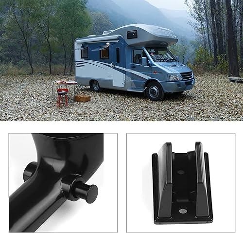 Miniatura 5 de RVMobile Home - Kit de ducha negra con asas y manguera de cabezal de ducha