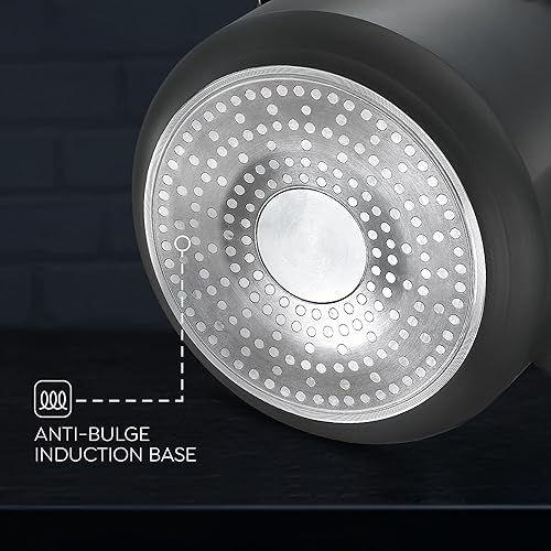 Miniatura 5 de JUDGE Vista - Olla a presión con tapa exterior de inducción anodizada dura con tapa de acero inoxidable, 3 litros..