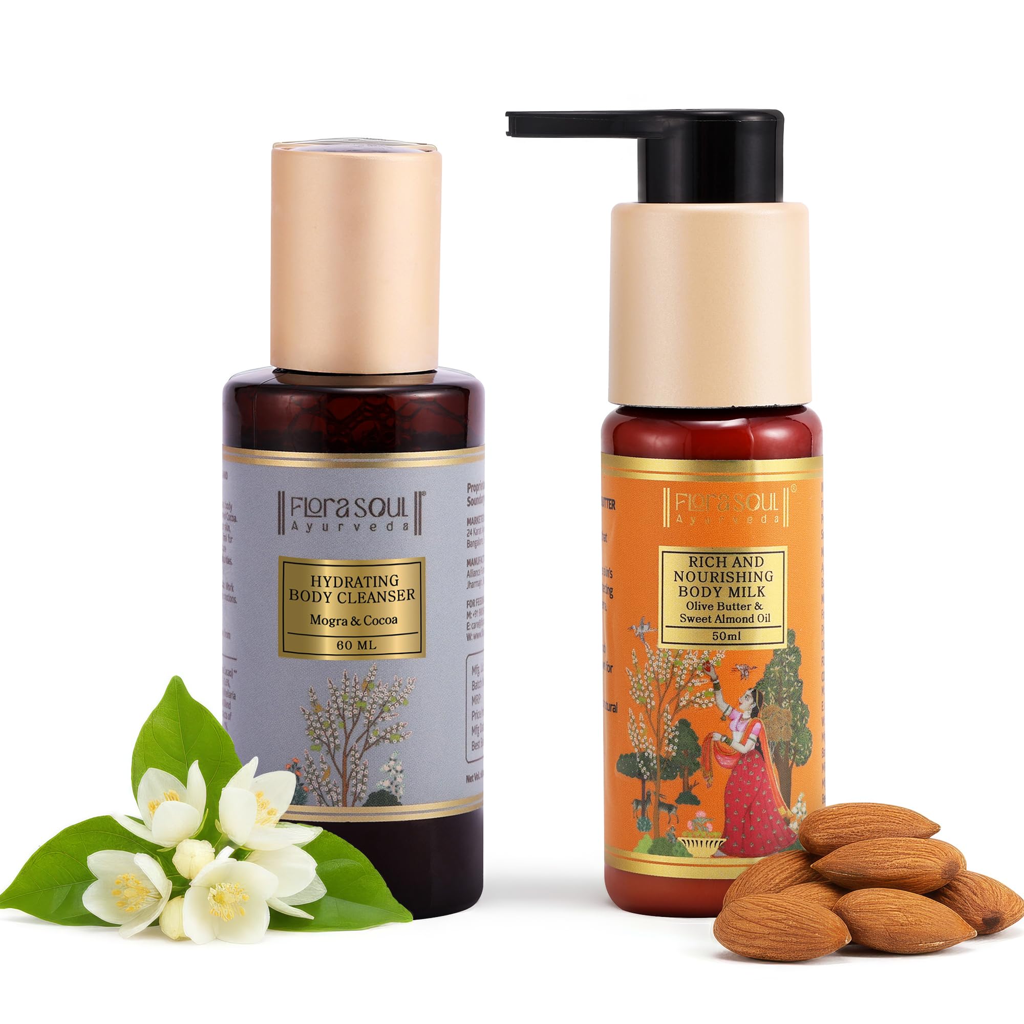 Ayurveda Nourishing Body Care Combo, Hydrating Cleanser