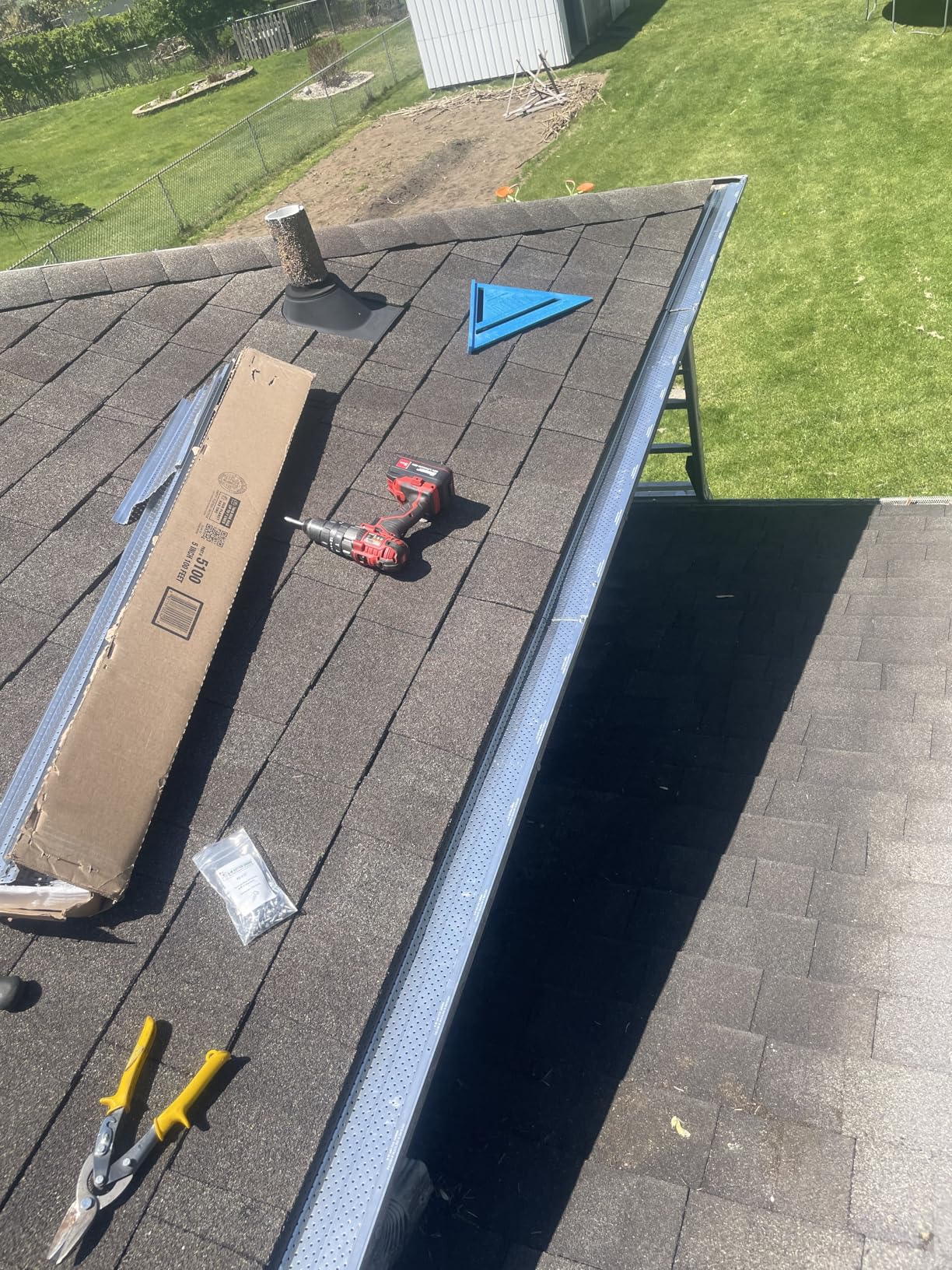 A-M Gutter Guard packaging