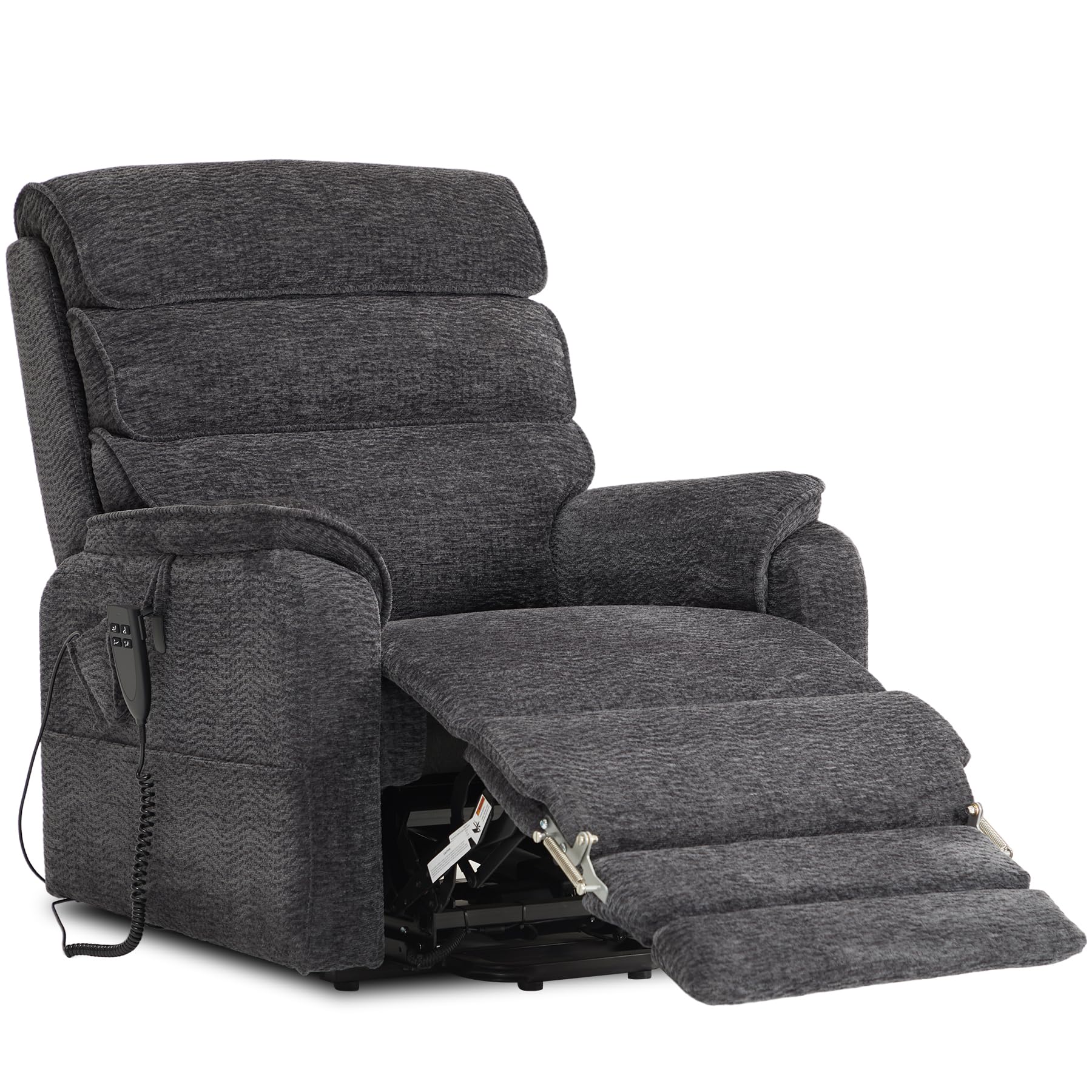 DYNOX Dual Motor Power Lift Recliner Grey