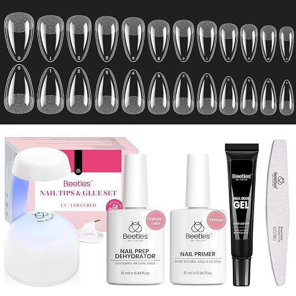 Beetles Gel Nail Tips Super Strong Nail Glue for False Nails Tips