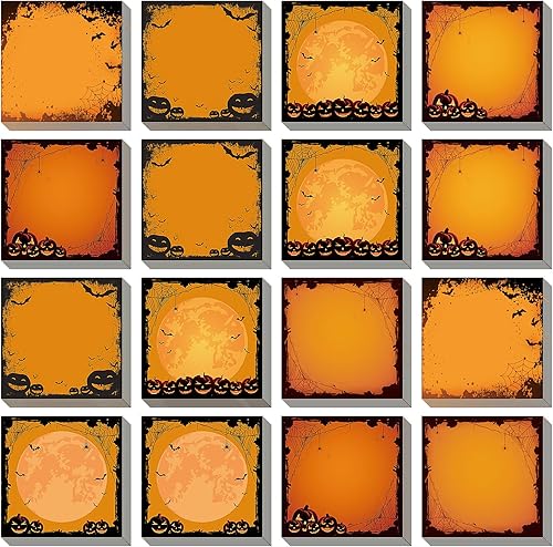 Miniatura 8 de Juego de 48 blocs de notas adhesivas de Navidad de hombre de jengibre, lindo juego de bloc de notas autoadhesivas de Papá Noel para Navidad,