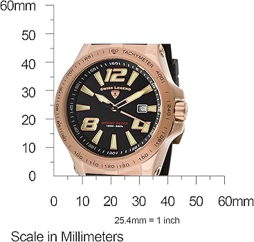 Swiss Legend Men's 10043-RG-01 Sprint Racer Black Dial Black
