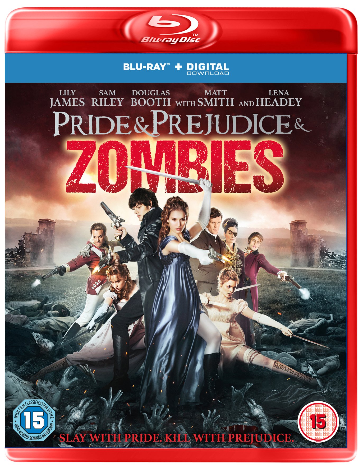 Pride & Prejudice & Zombies [15] Blu-Ray  New & Sealed