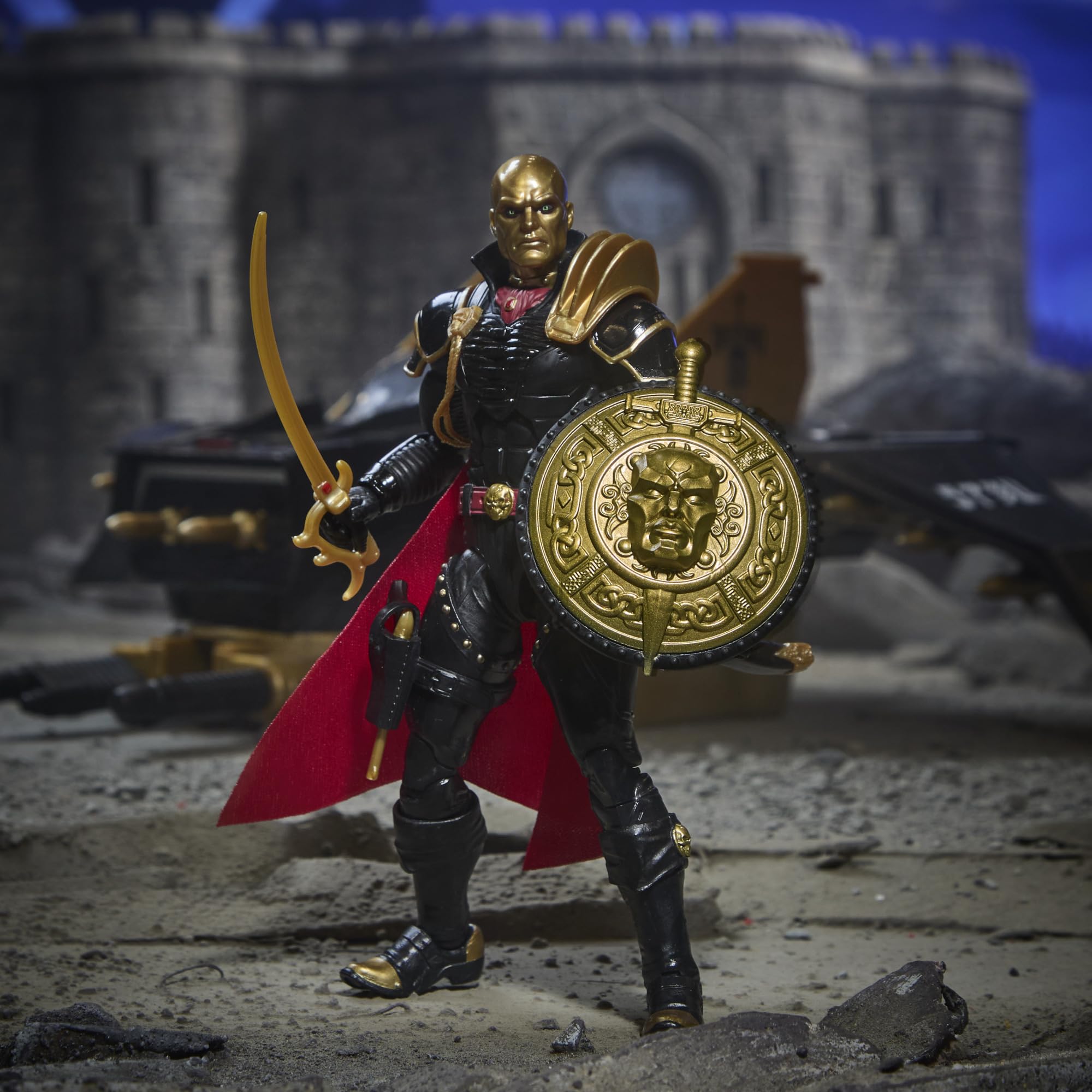 Destro i pojazd Despoiler oddziału Iron Grenadiers z kolekcji G.I. Joe Classified Series, nr 203, zestaw z 15-centymetrową figurką kolekcjonerską i modelem pojazdu