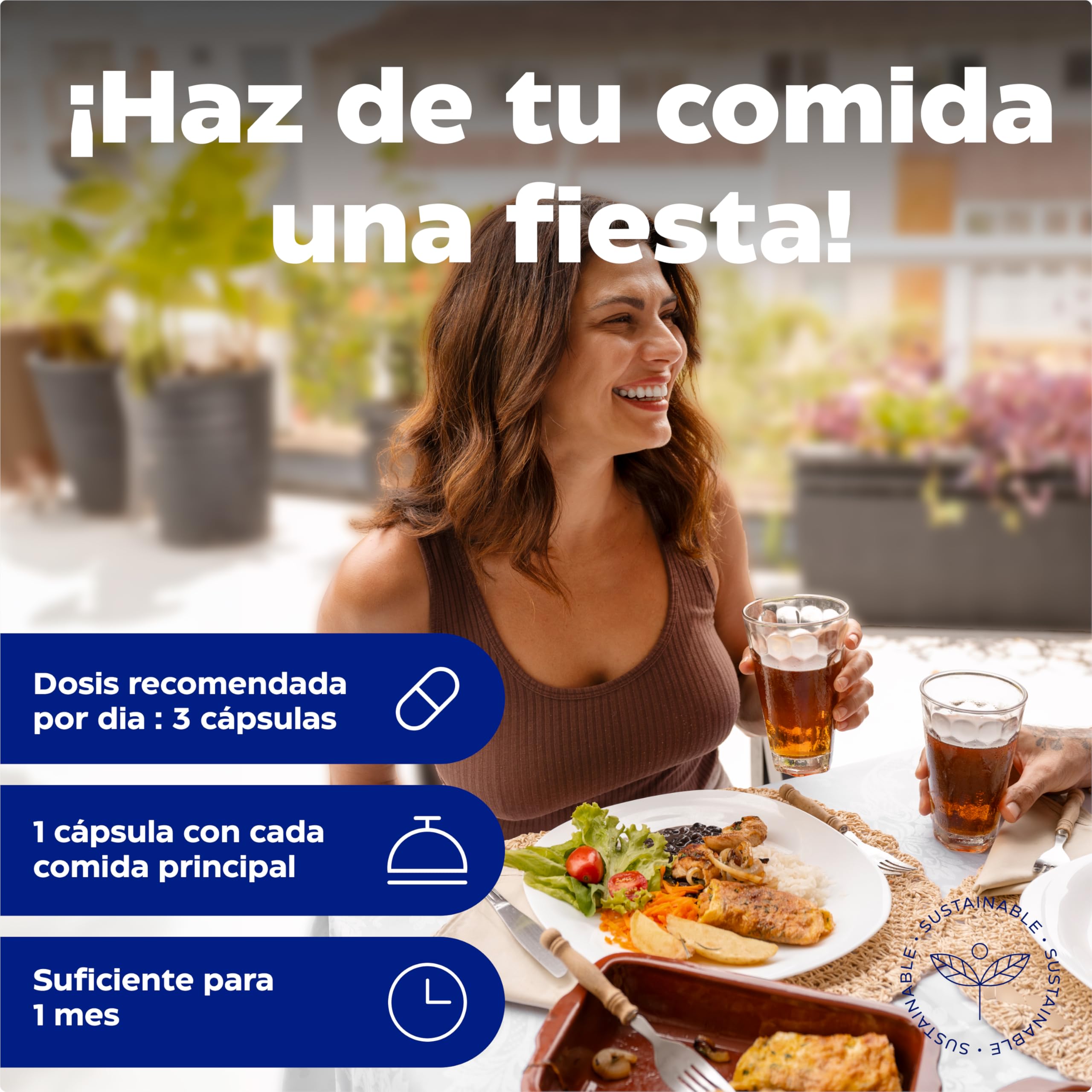 Enzimas Digestivas Potentes, complemento ideal de Probioticos Intestinales, Prebioticos y Probioticos, Enzymedica Digest Gold Digestive Enzymes, Enzimas Digestivas, Gases, Lactasa 90 capsulas