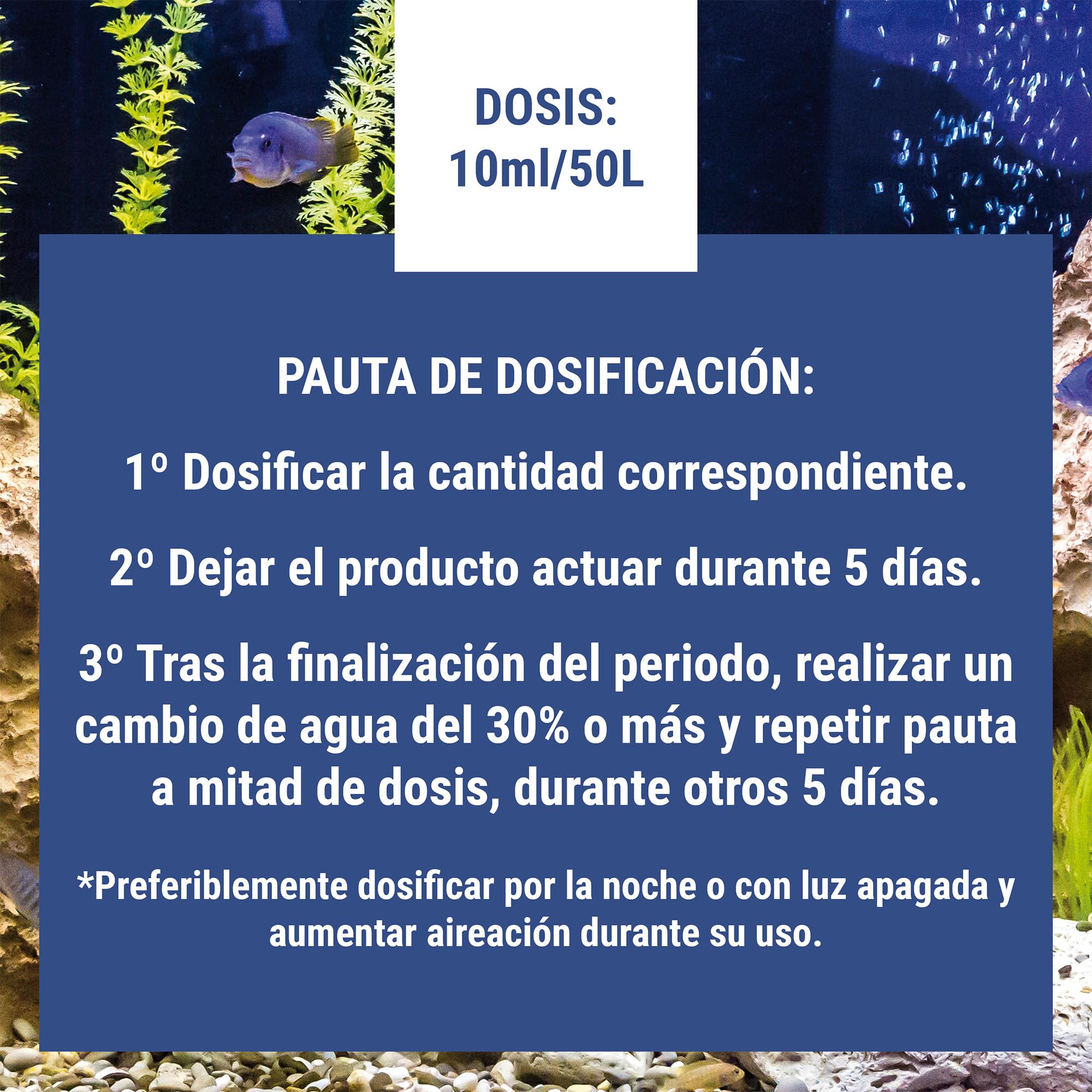 Dajana Multicure Tratamiento para Peces de Amplio Espectro contra Hongos, Parásitos Externos y Leves Infecciones Bacterianas, para Acuarios de Agua Dulce y Salada, 1L
