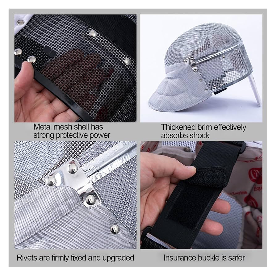 Amazon.com: KXJPIZIYB 900N Fencing Mask, Saber Helmet