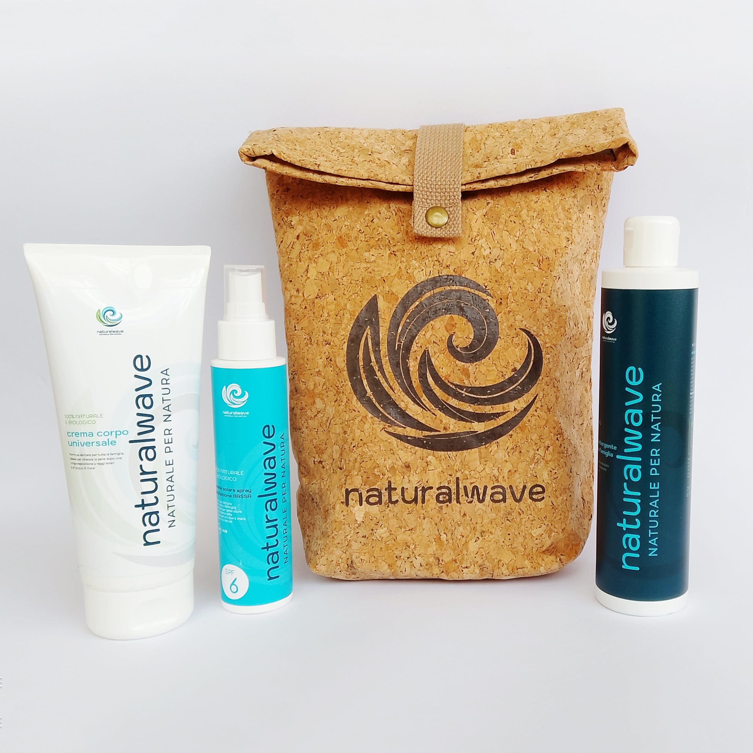 Bio-Hautpflege-Set. Schönheit, Natur und Pflege in einem Geschenk mit unserer zertifizierten Bio-Kosmetik, die in Meerwasser verwendet werden kann, die das Korallenriff respektieren
