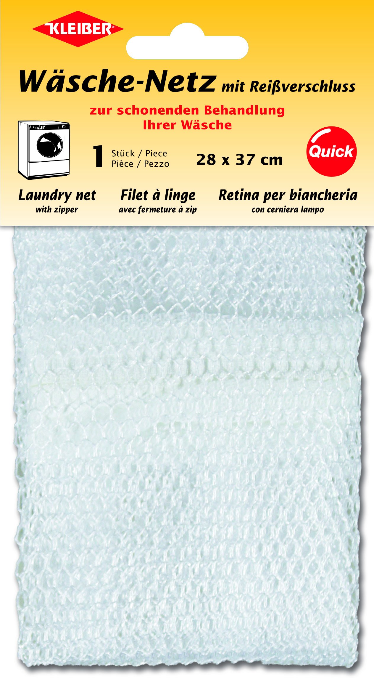 Retina Per Biancheria Delicata Kleiber - Sacco Lavatrice 28x37 Cm In Poliestere, Lavabile Fino A 90°C, Proteggi I Tuoi Capi In Lavatrice - 3