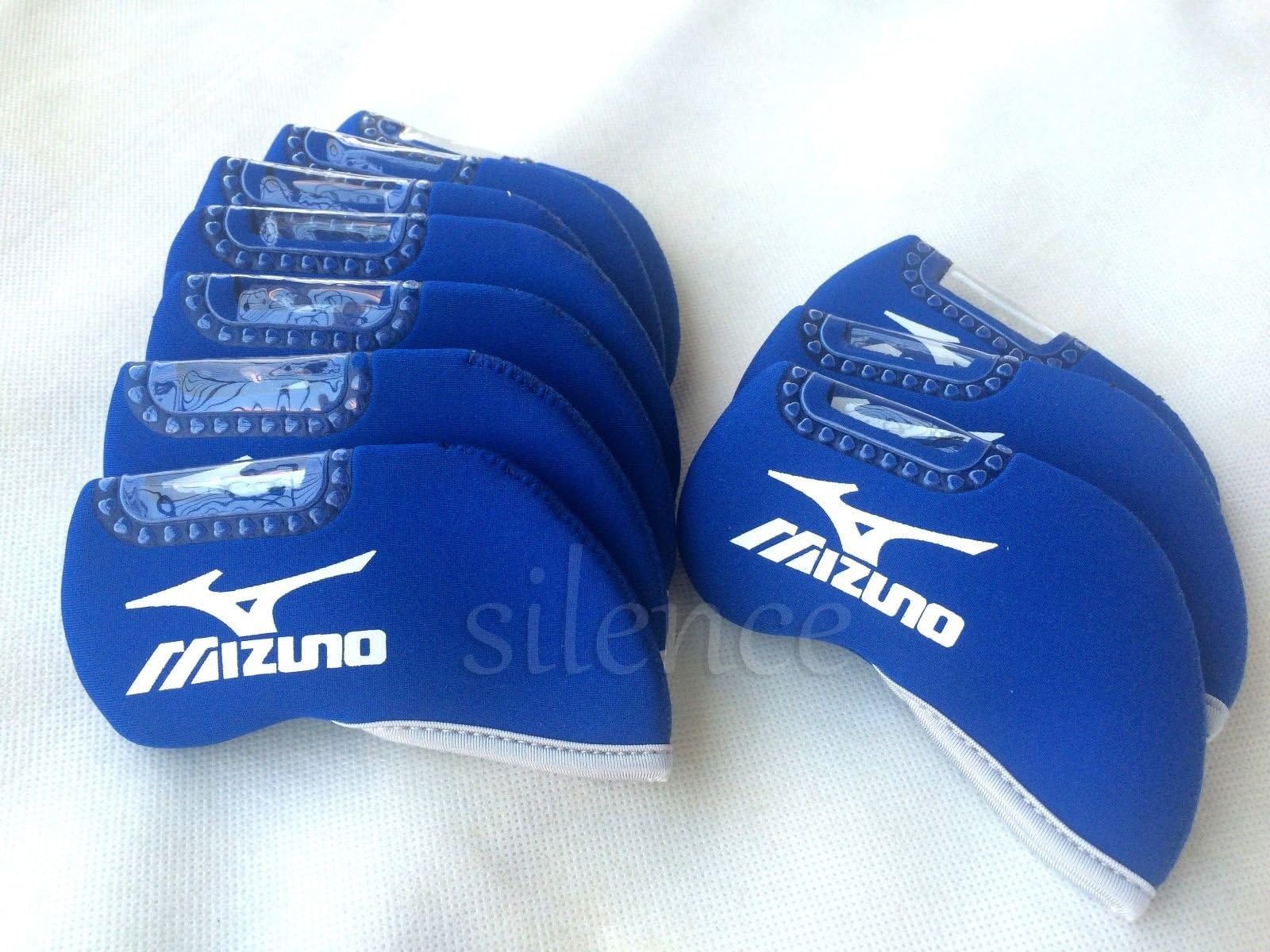 New! 10x Neoprene Golf Iron Head Cover Headcover Window For Mizuno Blue