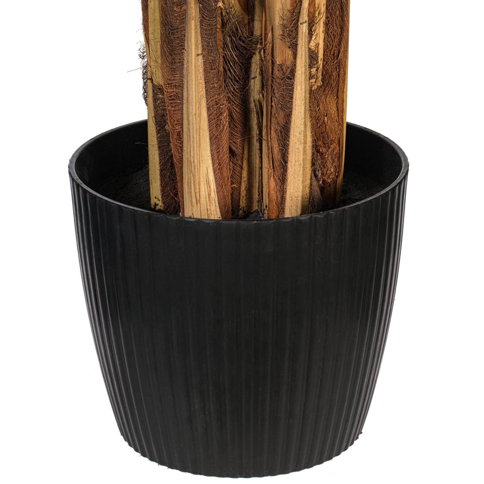 Vickerman 8' Artificial Potted Giant Areca Palm Tree