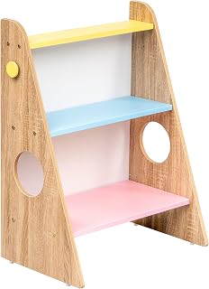 Alex Daisy Texas 3-Tier Multipurpose Bookcase/Shoe Rack/Toy Organizer | 3 Shelf Book Shelf | Storage Rack for Kids' Room Price In India