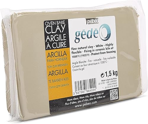 Miniatura 9 de Pébéo- Arcilla de fuego blanca, 3.3 lbs - Cerámica de arcilla para escultura - Arcilla blanca - 3.3 lbs,766402