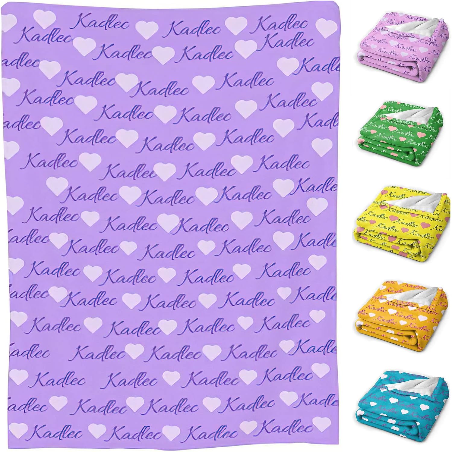 Custom Baby Name Blankets Personalized Blanket with Name