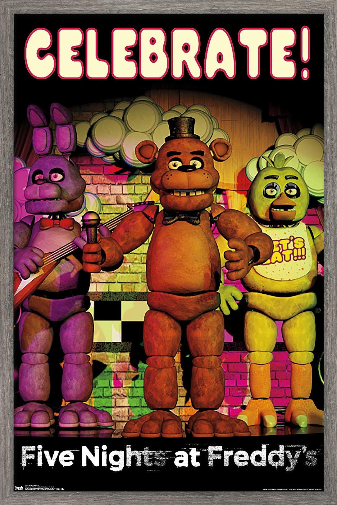 FNAF Five Nights at Freddy's フィギュア　ポスター Amazon.co.jp: Trends International Five Nights at Freddy's