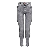 ONLY Onlpower Mid Push Up SK Azg937 Noos Jeans, Donna