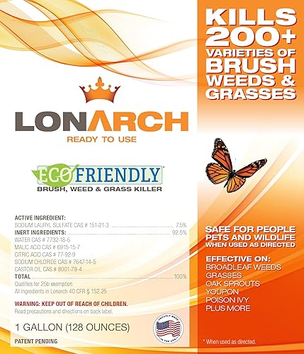 Miniatura 2 de Eliminador de malezas y césped (concentrado de 2.5 galones) Solución ecológica, seguro para mascotas, personas y vida silvestre