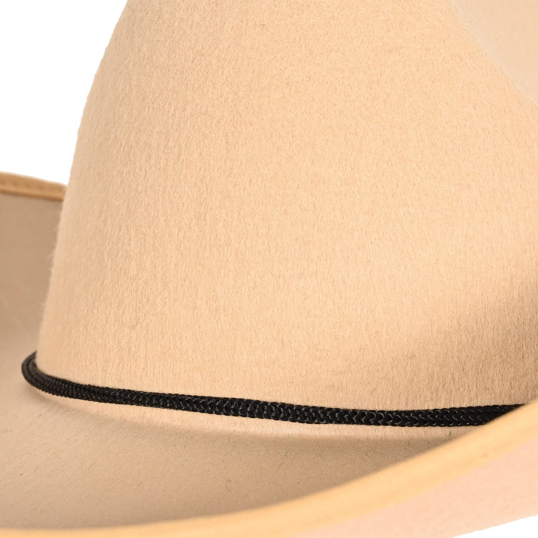 Beistle Cappello da cowboy in feltro per feste a tema country western selvaggio West forniture per feste, costume di Halloween, marrone chiaro