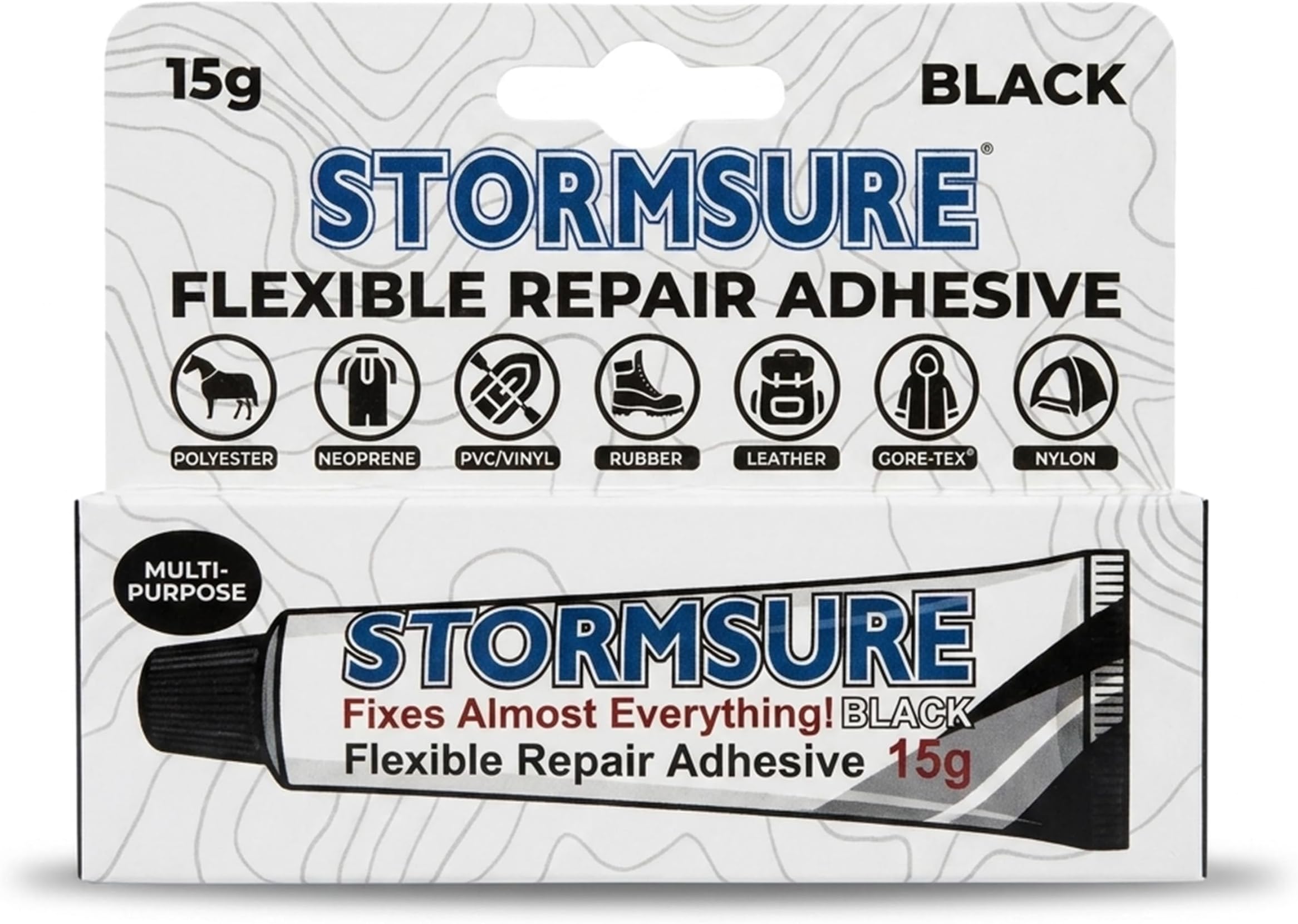 Stormsure Flexible Repair Adhesive 15g Black