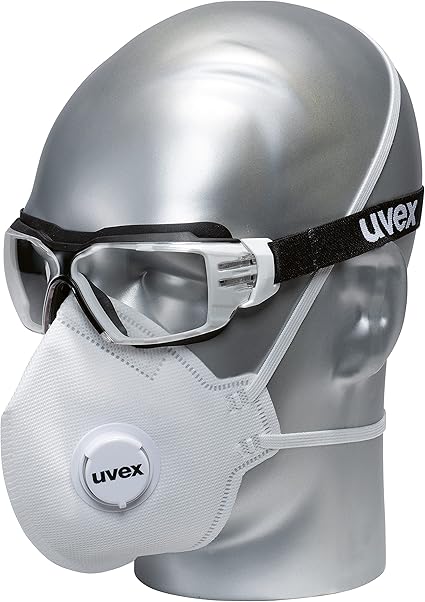 Uvex Pheos Cx2 - Safety Glasses - Spectacles Supravision Excellence Technology - Metal-free, Anti-fog & Scratch-resistant - One Size - Black/red, Grey 2% (IR-ex 5 - View #7