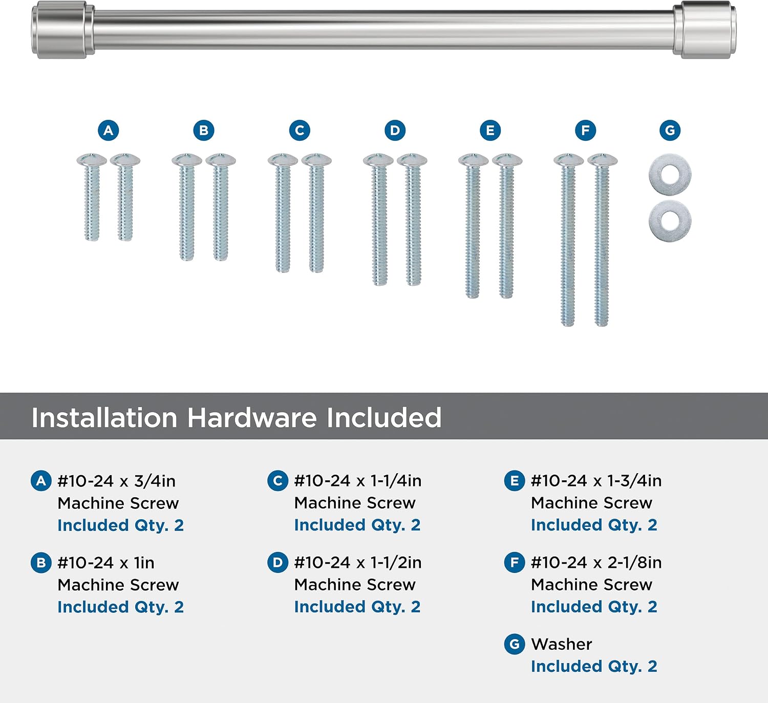 Amerock Faircrest 12 inch (305mm) Center-to-Center Polished Chrome Appliance Pull, BP3747026
