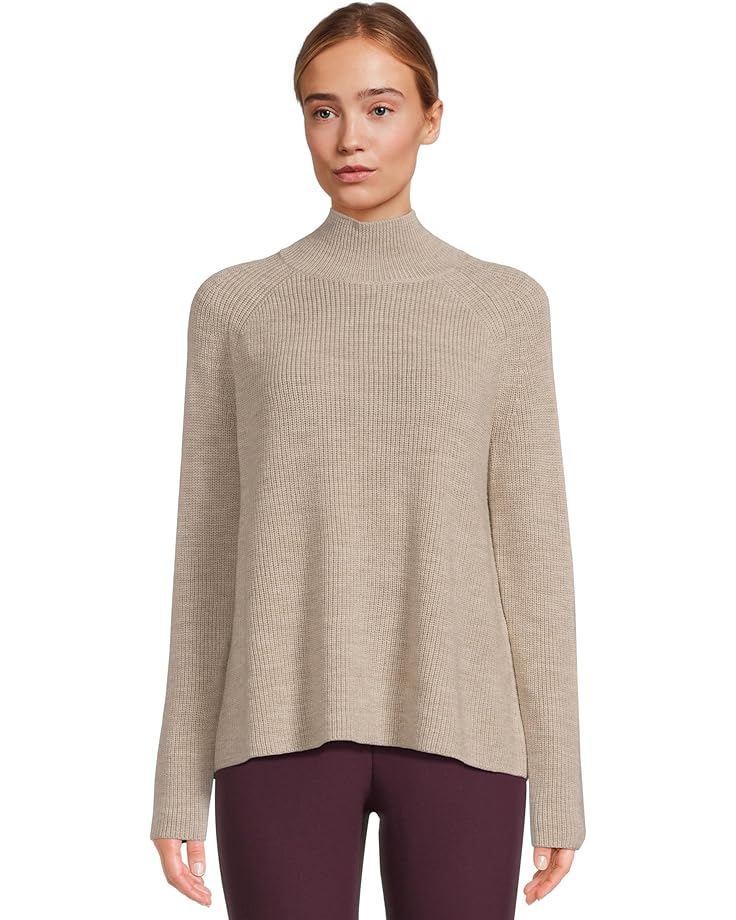 Eileen Fisher Merino Turtle Neck Raglan Sweater - Main View