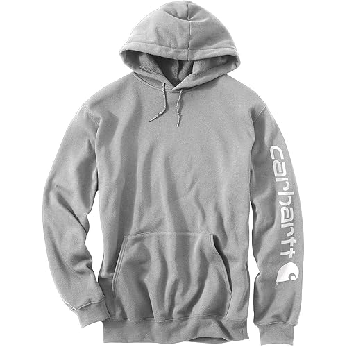 Carhartt Men's Loose Fit Midweight Logo Sleeve Graphic Sweatshirt