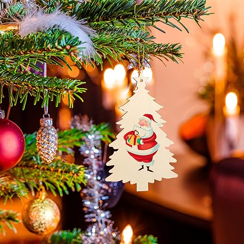 Miniatura 454 de Trébol de madera de gran tamaño de 7 pulgadas, adornos para el día de San Patricio para pintar, tréboles de madera en blanco en blanco, sin