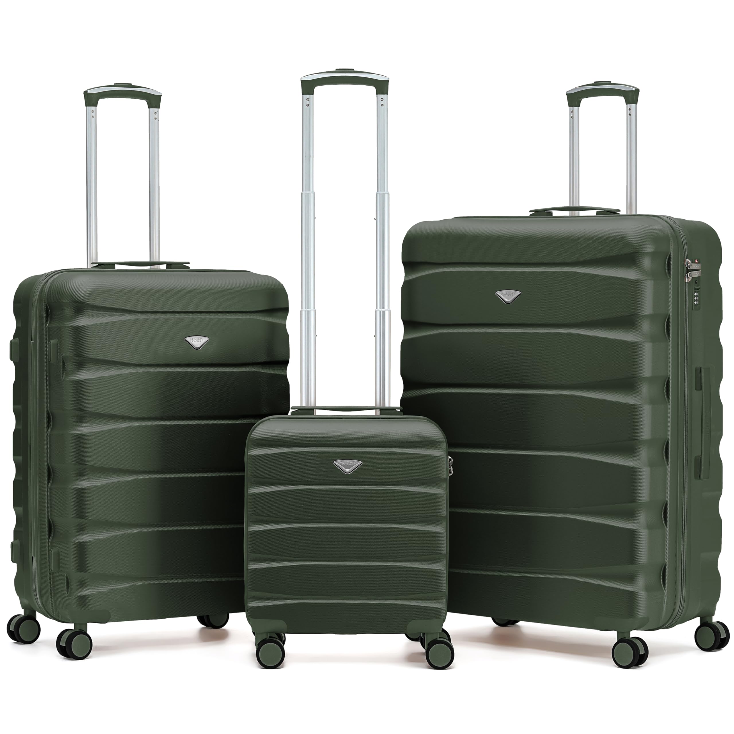Flight Knight Underseat Cabin Suitcase 45x36x20cm | Free Hand Luggage for EasyJet & Wizz Air | Lightweight ABS Hard Shell with 8 Silent-Glide Spinner Wheels | Max Space Travel Bag — view 68